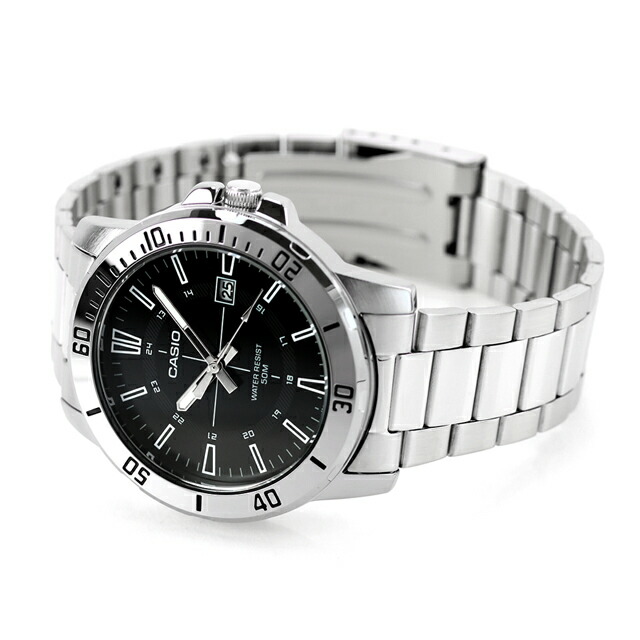 カシオ チープカシオ CASIO クォーツ 電池式 MTP-VD01D-1CV スタンダード 海外モデル メンズ チプカシ 腕時計 ブランド カシオ casio アナログ ブラック 黒 おしゃれ 防水 小さい 軽い かわいい プレゼント 実用的 学生