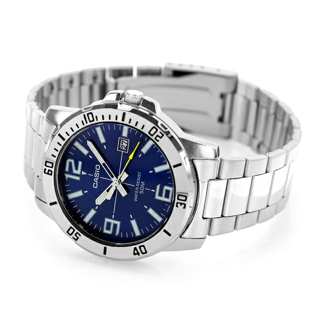 カシオ チープカシオ CASIO クォーツ 電池式 MTP-VD01D-2BV スタンダード 海外モデル メンズ チプカシ 腕時計 ブランド カシオ casio アナログ ブルー おしゃれ 防水 小さい 軽い かわいい プレゼント 実用的 学生