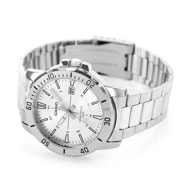 カシオ チープカシオ CASIO クォーツ 電池式 MTP-VD01D-7CV スタンダード 海外モデル メンズ チプカシ 腕時計 ブランド カシオ casio アナログ シルバー おしゃれ 防水 小さい 軽い かわいい プレゼント 実用的 学生
