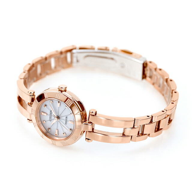 シチズン ウィッカ エコドライブ ソーラー NA15-1573C 腕時計 レディース シルバー ピンクゴールド CITIZEN wicca ブランド おしゃれ 防水 軽い 華奢 かわいい プレゼント 女性 実用的