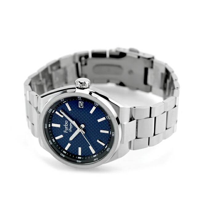 フルボ デザイン Lavora クォーツ 電池式 腕時計 ブランド メンズ Furbo Design NF07W-SSNV アナログ ネイビー おしゃれ 防水 プレゼント 男性 実用的