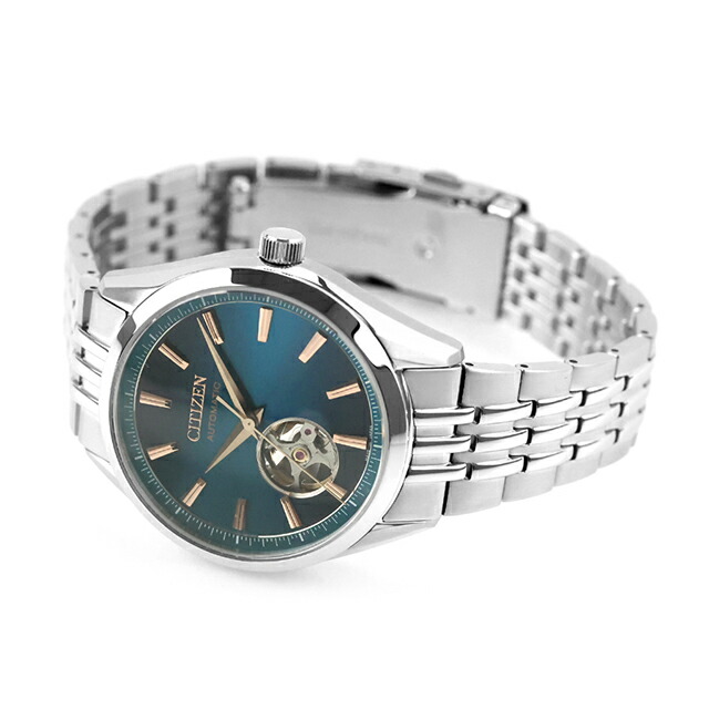シチズン コレクション メカニカル「金碧珠」 限定モデル 自動巻き 腕時計 ブランド メンズ 数量限定 オープンハート CITIZEN COLLECTION NH9111-54L アナログ ブルー 日本製 おしゃれ 防水 プレゼント 男性 実用的