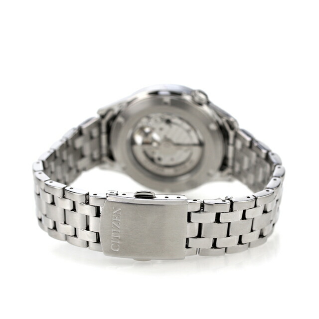 シチズン コレクション メカニカル オープンハート 自動巻き 腕時計 メンズ オープンハート CITIZEN COLLECTION NH9131-73A アナログ ホワイト 白 ブランド おしゃれ 防水 プレゼント 男性 実用的