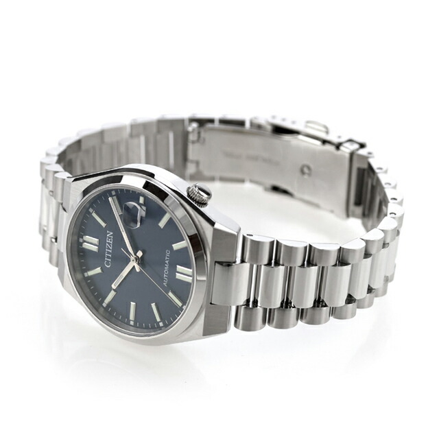 シチズン コレクション TSUYOSA 自動巻き 腕時計 ブランド メンズ レディース CITIZEN COLLECTION NJ0200-50M アナログ ネイビー おしゃれ 防水 プレゼント 実用的