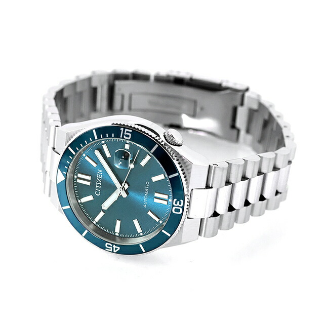 シチズン コレクション TSUYOSA 自動巻き 腕時計 ブランド メンズ CITIZEN COLLECTION NJ0231-56L アナログ マリンブルー おしゃれ 防水 プレゼント 男性 実用的