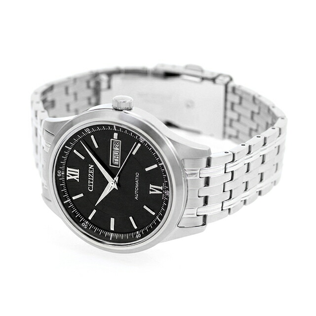 シチズン コレクション メカニカル クラシックデイ＆デイト 自動巻き 腕時計 メンズ CITIZEN COLLECTION NY4050-62E アナログ ブラック 黒 日本製 ブランド おしゃれ 防水 プレゼント 男性 実用的