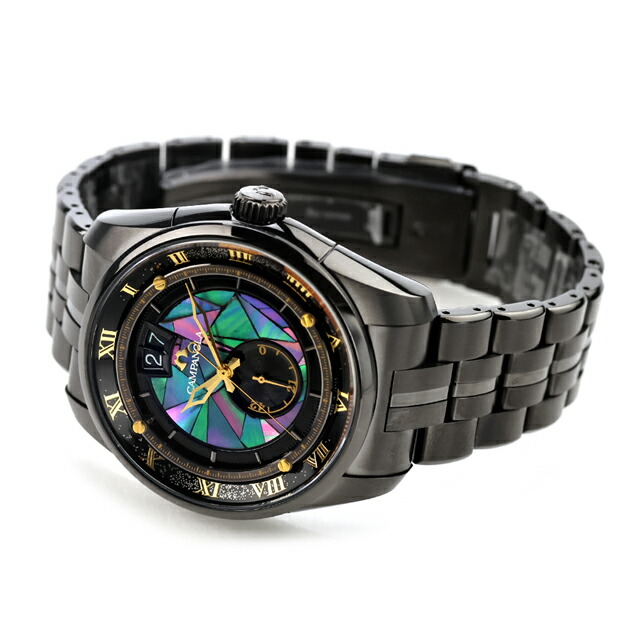 シチズン カンパノラ 25周年記念限定モデル メカニカル 自動巻き 腕時計 ブランド メンズ 数量限定 CITIZEN CAMPANOLA NZ0004-57E アナログ マルチカラー ブラック 黒 高級 おしゃれ 防水 文字盤 大きい プレゼント 男性 実用的