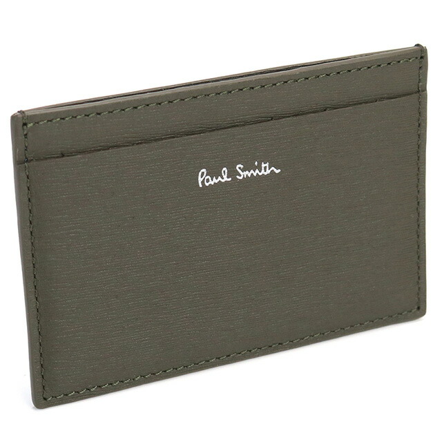 ポール・スミス カードケース メンズ Paul Smith レザー イタリア M1A4768 グレー系 財布 定期入れ ブランド 高級 おしゃれ プレゼント 実用的