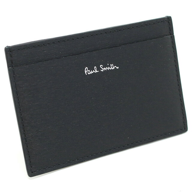ポール・スミス カードケース メンズ Paul Smith レザー イタリア M1A4768 BLACK ブラック 財布 定期入れ ブランド 高級 おしゃれ プレゼント 実用的