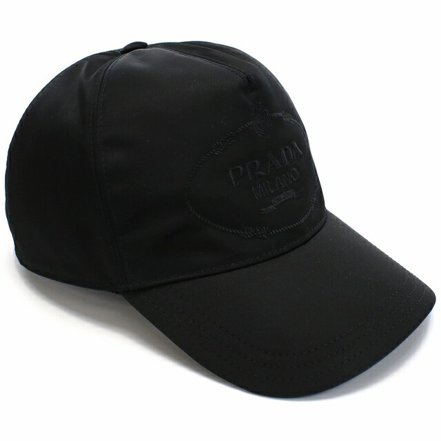 プラダ キャップ ユニセックス PRADA イタリア 1HC179 NERO ブラック 小物 選べるモデル