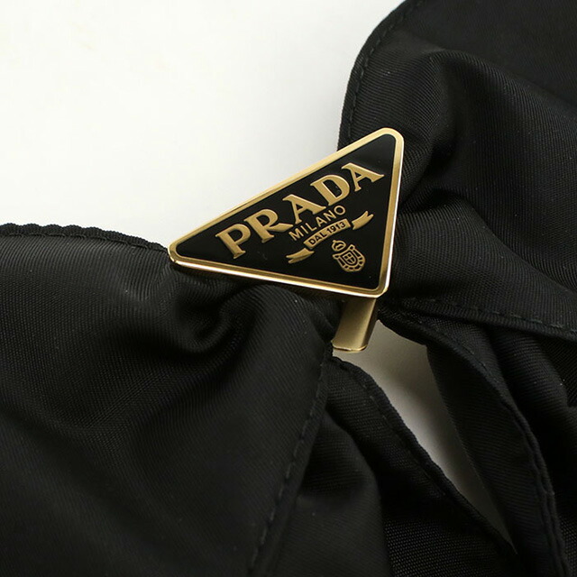 プラダ バレッタ レディース ブランド PRADA 1IF163 ブラック ヘアアクセサリー