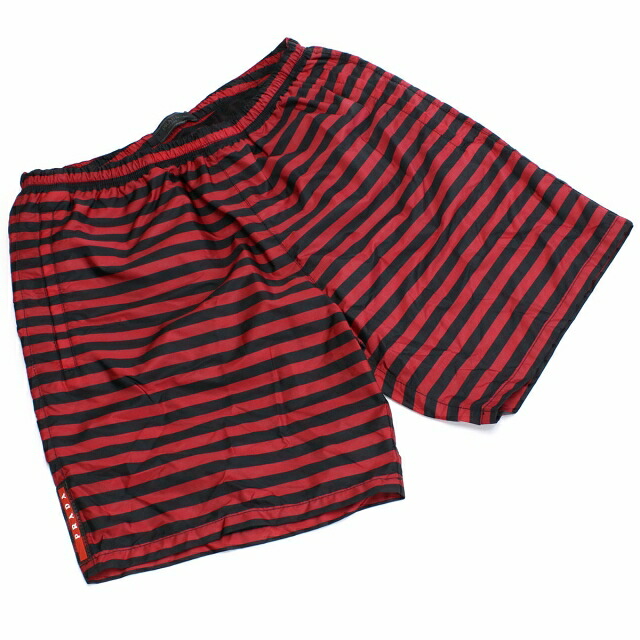 プラダ スイムウエア メンズ PRADA イタリア UB304 ROSSO レッド系 ブラック 小物 選べるモデル プレゼント 実用的