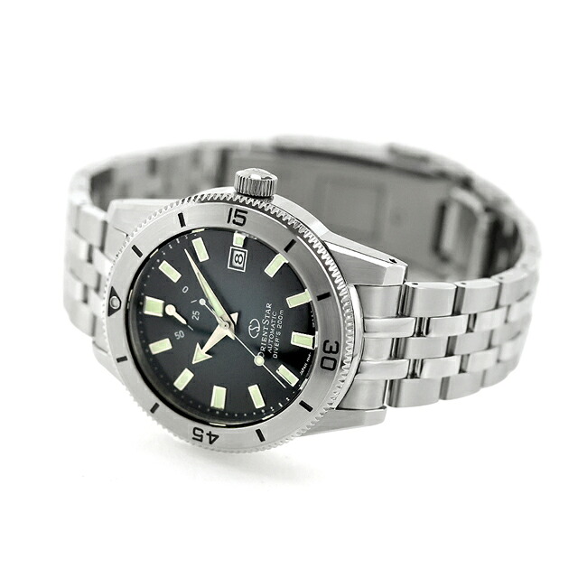 オリエントスター Sports Collection M42 Diver 1964 1st Edition F6 Date 200m 自動巻き 腕時計 ブランド メンズ 数量限定 ダイバーズウォッチ ORIENT STAR RK-AU0503N アナログ ブラックグラデーション 黒 日本製 おしゃれ 防水 プレゼント 男性 実用的