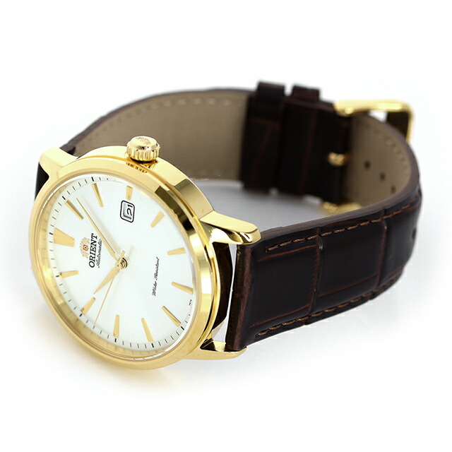 オリエント コンテンポラリー 自動巻き メンズ 腕時計 RN-AC0F04S ORIENT 時計 シルバー ブラウン ブランド おしゃれ 防水 プレゼント 男性 実用的