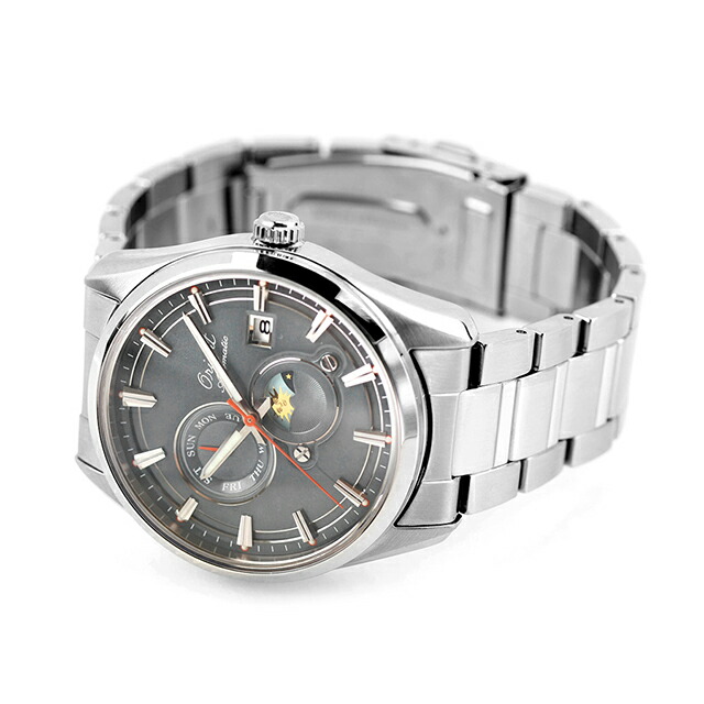オリエント Contemporary Orient Stretto 自動巻き 腕時計 ブランド メンズ 数量限定 ORIENT CONTEMPORARY RN-AK0311N グレー おしゃれ 防水 プレゼント 男性 実用的
