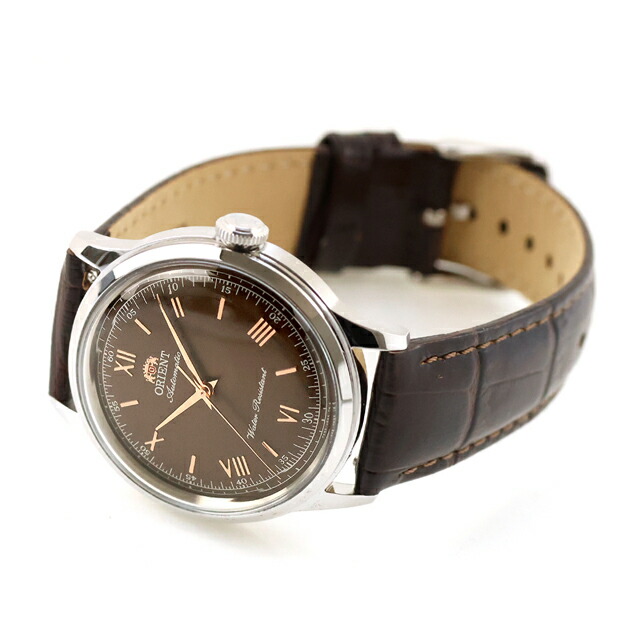 オリエント Classic Orient Bambino 自動巻き 腕時計 ブランド メンズ ORIENT CLASSIC RN-BB0004Y アナログ ブラウン ダークブラウン おしゃれ 防水 プレゼント 男性 実用的