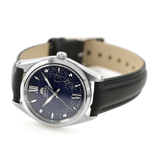 オリエント コンテンポラリー オリエント ストレット ソーラーパワード 腕時計 ブランド レディース ORIENT CONTEMPORARY RN-WG0605L アナログ ネイビー ブラック 黒 おしゃれ 防水 かわいい プレゼント 女性 実用的