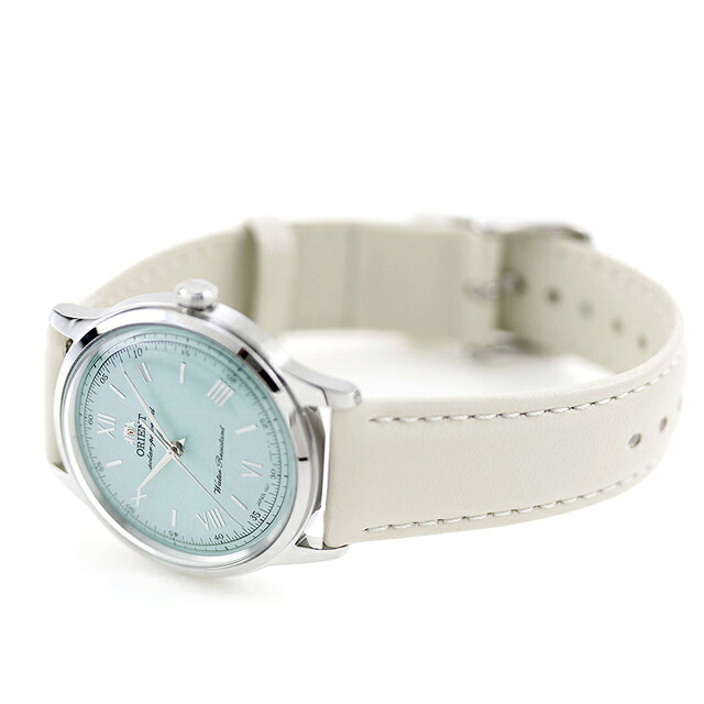 オリエント クラシック バンビーノ Orient Bambino 38 ソーラーパワード 腕時計 ブランド メンズ ORIENT CLASSIC RN-WK0002E アナログ ペールグリーン アイボリー 日本製 おしゃれ 防水 文字盤 大きい プレゼント 男性 実用的
