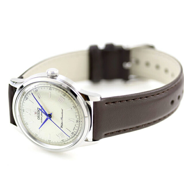 オリエント クラシック バンビーノ Orient Bambino 38 ソーラーパワード 腕時計 ブランド メンズ ORIENT CLASSIC RN-WK0003G アナログ アイボリー ブラウン 日本製 おしゃれ 防水 文字盤 大きい プレゼント 男性 実用的