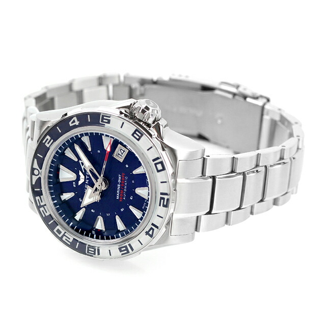 ケンテックス MARINE GMT 自動巻き 腕時計 メンズ 数量限定モデル Kentex S820X-02 アナログ ブルー 日本製 ブランド おしゃれ 防水 プレゼント 男性 実用的