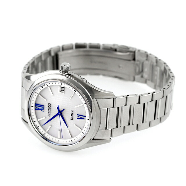 セイコー ドルチェ＆エクセリーヌ 電波ソーラー SADZ185 腕時計 シルバー SEIKO DOLCE＆EXCELINE 高級 ブランド おしゃれ 防水 プレゼント 男性 実用的