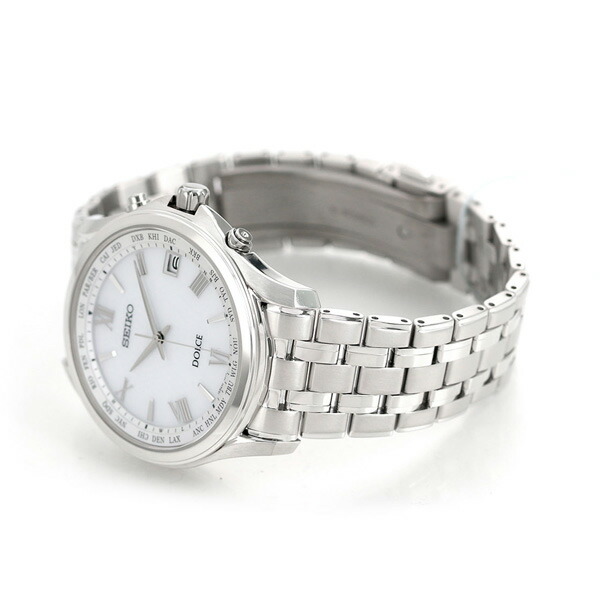 セイコー ドルチェ＆エクセリーヌ ソーラー電波ペア 電波ソーラー SADZ201 腕時計 メンズ シルバー SEIKO DOLCE＆EXCELINE 高級 ブランド おしゃれ 防水 プレゼント 男性 実用的