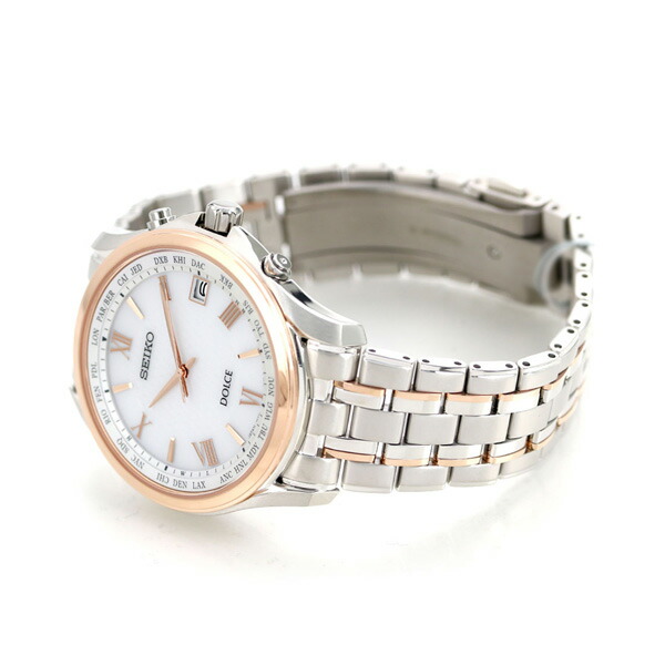 セイコー ドルチェ メンズ 腕時計 チタン 日本製 電波ソーラー SADZ202 SEIKO DOLCE＆EXCELINE 時計 高級 ブランド おしゃれ 防水 プレゼント 男性 実用的