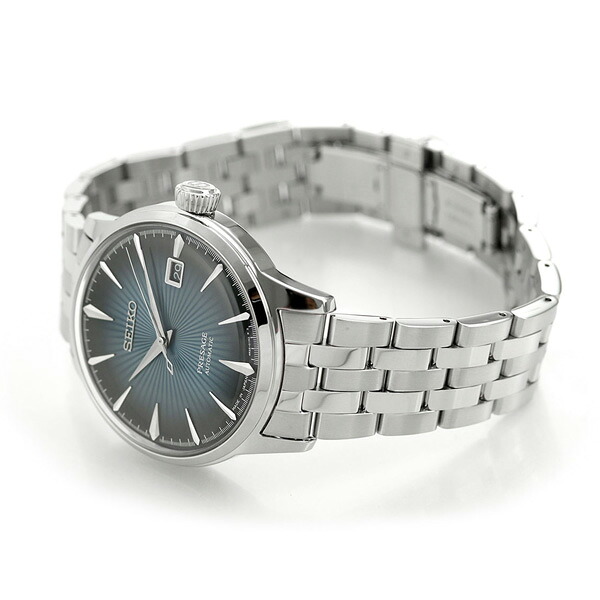 セイコー メカニカル プレザージュ Cocktail Time カクテルタイム ブルームーン 自動巻き SARY123 腕時計 メンズ ネイビー SEIKO Mechanical PRESAGE 高級 ブランド おしゃれ 防水 プレゼント 男性 実用的