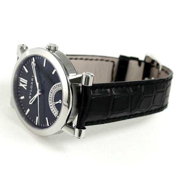ブルガリ 時計 BVLGARI ソティリオ 42mm 自動巻き SB42BSLDR 腕時計 ブラック 高級 ブランド おしゃれ 防水 プレゼント 男性 実用的