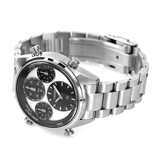 セイコー プロスペックス スピードタイマー ソーラー 腕時計 メンズ SEIKO PROSPEX SBER001 アナログ ホワイト ブラック 黒 ブランド おしゃれ 防水 文字盤 大きい プレゼント 男性 実用的