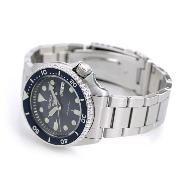 セイコー5 スポーツ 日本製 自動巻き 流通限定モデル メンズ 腕時計 SBSA001 Seiko 5 Sports SKX Series スポーツ ネイビー 時計 ブランド おしゃれ 防水 プレゼント 男性 実用的