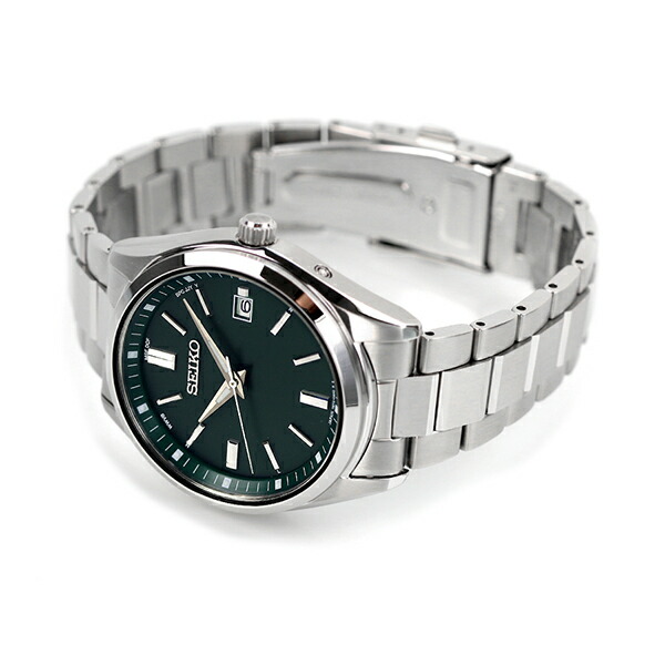 セイコーセレクション 流通限定モデル 日本製 電波ソーラー メンズ 腕時計 ソーラー電波腕時計 ソーラー電波時計 SBTM319 SEIKO SELECTION グリーン ブランド おしゃれ 防水 プレゼント 男性 実用的