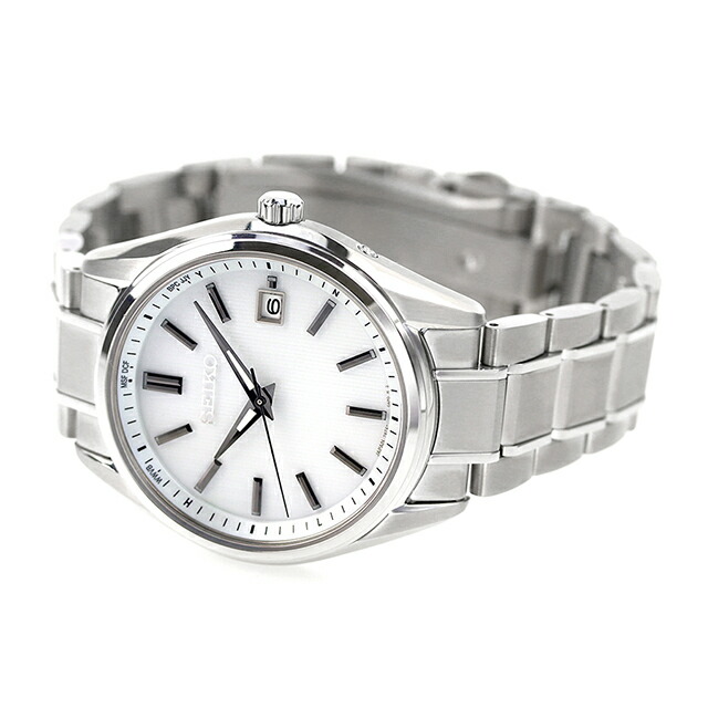 セイコーセレクション Sシリーズ チタン製 ソーラー電波 プレミアム 電波ソーラー 腕時計 ブランド メンズ 流通限定モデル チタン SEIKO SELECTION SBTM337 アナログ シルバー 日本製 記念品 プレゼント ギフト