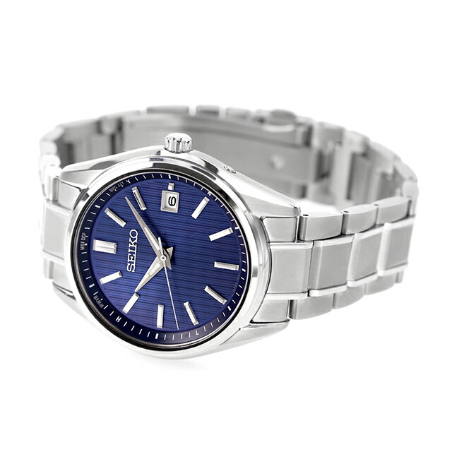 セイコーセレクション Sシリーズ チタン製 ソーラー電波 プレミアム 電波ソーラー 腕時計 ブランド メンズ 流通限定モデル チタン SEIKO SELECTION SBTM339 アナログ ネイビー 日本製 記念品 プレゼント ギフト