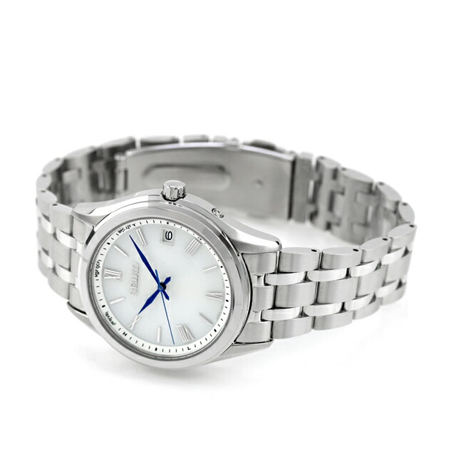 セイコーセレクション Sシリーズ ペア 電波ソーラー 腕時計 ブランド メンズ SEIKO SELECTION SBTM357 アナログ シルバー 日本製 おしゃれ 防水 プレゼント 男性 実用的