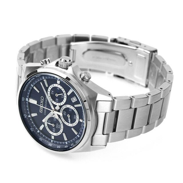 セイコーセレクション Sシリーズ クオーツ 腕時計 メンズ 流通限定モデル クロノグラフ SEIKO SELECTION SBTR033 アナログ ブルー ブランド おしゃれ 防水 プレゼント 男性 実用的
