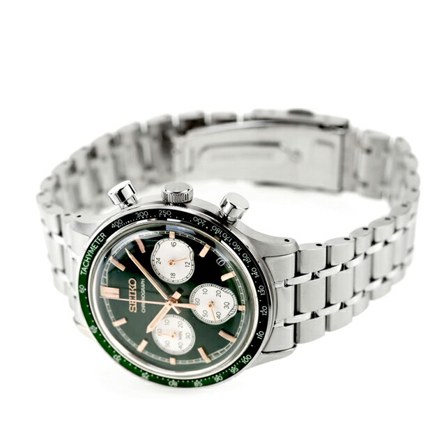 セイコーセレクション クォーツ 電池式 腕時計 ブランド メンズ クロノグラフ SEIKO SELECTION SBTR057 アナログ グリーン おしゃれ 防水 プレゼント 男性 実用的