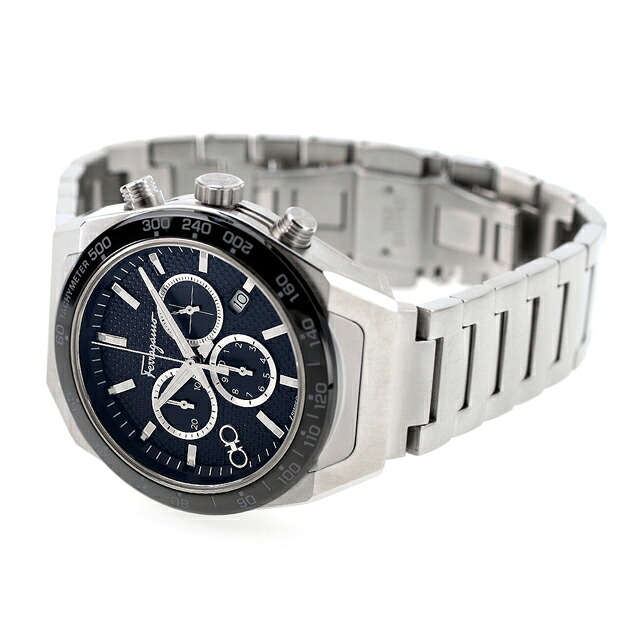 サルヴァトーレ フェラガモ SLX Chronograph クオーツ 腕時計 メンズ クロノグラフ Salvatore Ferragamo SFHR00420 アナログ ネイビー スイス製 高級 ブランド おしゃれ 防水 プレゼント 男性 実用的
