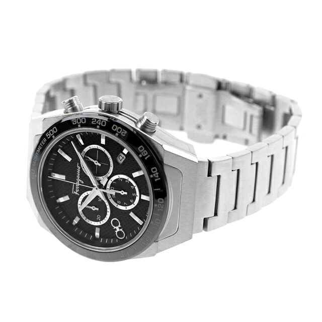 サルヴァトーレ フェラガモ SLX Chronograph クオーツ 腕時計 メンズ クロノグラフ Salvatore Ferragamo SFHR00623 アナログ ブラック 黒 スイス製 高級 ブランド おしゃれ 防水 プレゼント 男性 実用的