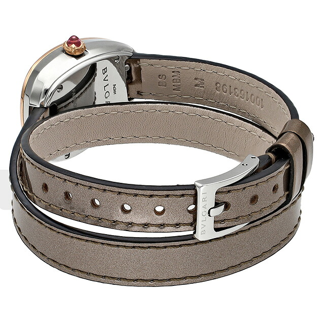 ブルガリ セルペンティ クオーツ 腕時計 レディース ダイヤモンド BVLGARI SP32WSPGDL アナログ ホワイトシェル ブロンズ 白 スイス製 高級 ブランド おしゃれ 防水 軽い 華奢 かわいい プレゼント 女性 実用的