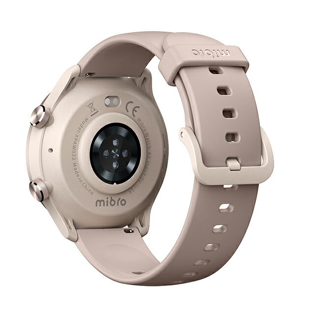 ミブロ A3 Mocha 充電式クォーツ スマートウォッチ ブランド メンズ レディース Bluetooth mibro SP380014-C233 デジタル ベージュ モカ