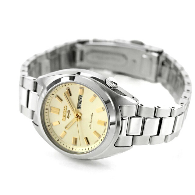 セイコー5 スポーツ SNXS Series 自動巻き 腕時計 ブランド レディース Seiko 5 Sports SRRA011 アナログ シャンパンゴールド 日本製 おしゃれ 防水 軽い 華奢 かわいい プレゼント 女性 実用的