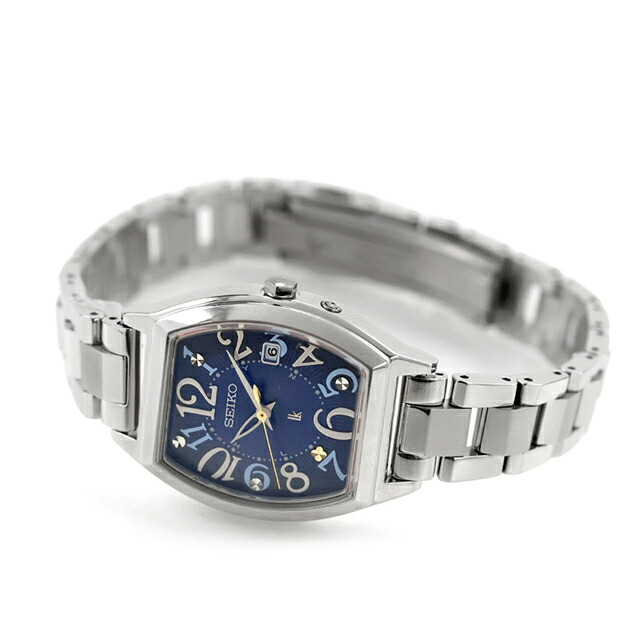 セイコー ルキア Happy Collection Made With Liberty Fabric Limited Edition 電波ソーラー 腕時計 ブランド レディース チタン 数量限定 替えベルト SEIKO LUKIA SSQW103 アナログ おしゃれ 防水 軽い 華奢 かわいい プレゼント 女性 実用的