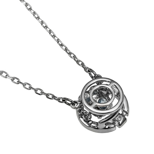 スワロフスキー ネックレス レディース ブランド SWAROVSKI Una ペンダント スワロフスキー 5279425 シルバー ブルー アクセサリー