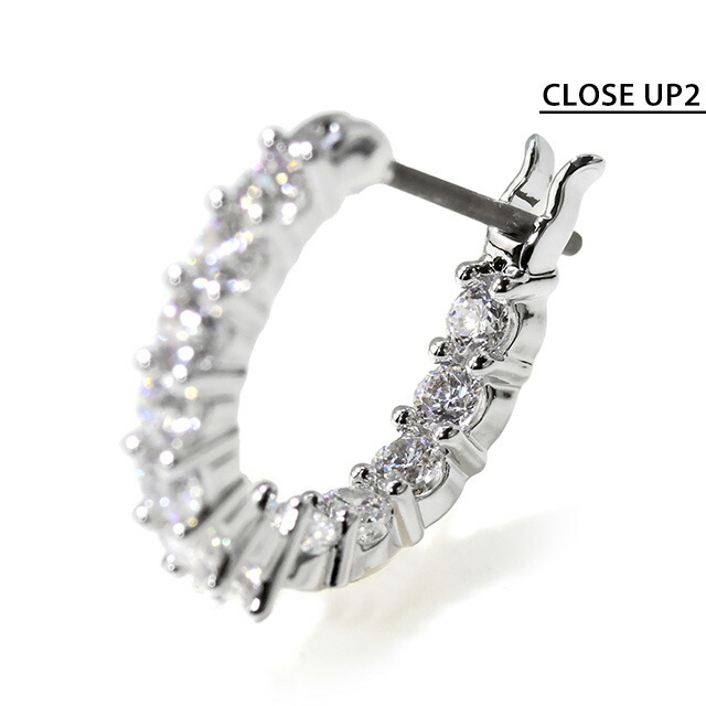 スワロフスキー ピアス レディース ブランド SWAROVSKI Matrix Vittore フープ スワロフスキー 両耳用 5562126 シルバー アクセサリー