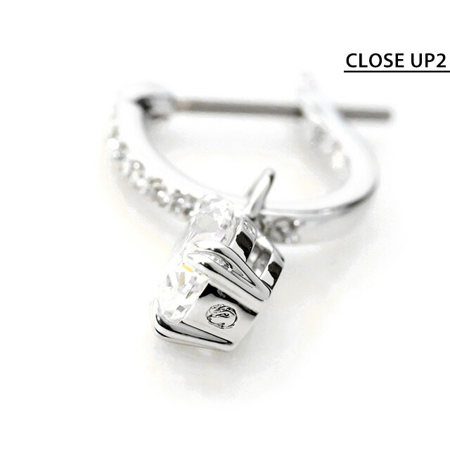 スワロフスキー ピアス レディース ブランド SWAROVSKI Stilla フープ スワロフスキー 両耳用 5636716 シルバー アクセサリー