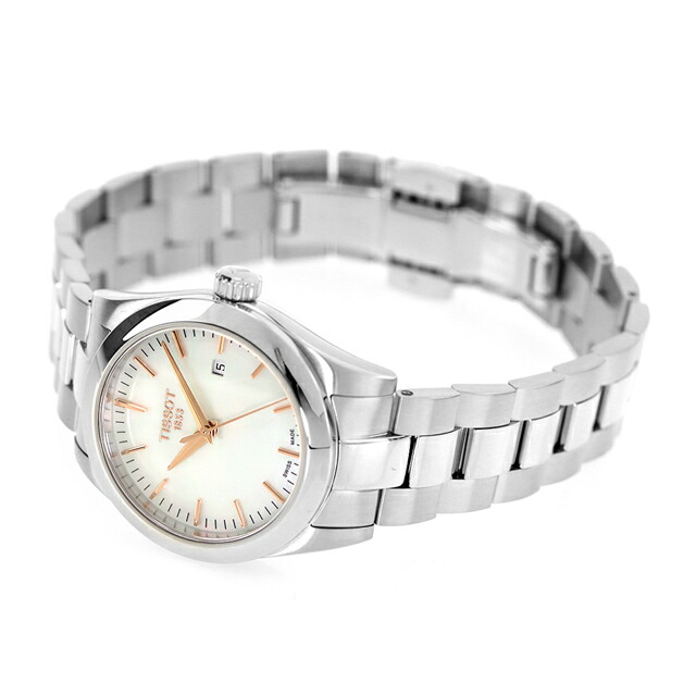 ティソ T-マイ レディ クオーツ 腕時計 レディース 替えベルト TISSOT T132.010.11.111.00 アナログ シェル スイス製 ブランド おしゃれ 防水 軽い 華奢 プレゼント 女性 実用的