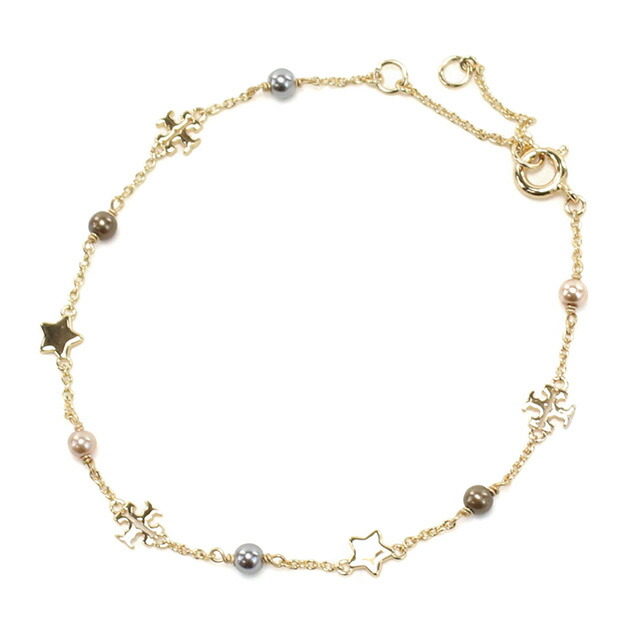 トリーバーチ ブレスレット レディース ブランド TORY BURCH DELICATE KIRA 153671 BROWN ゴールド系 アクセサリー