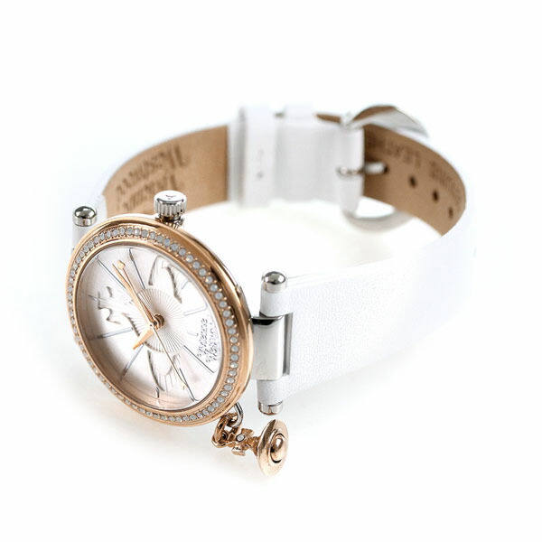 ヴィヴィアンウエストウッド 時計 オーブ 32mm レディース 腕時計 VV006RSWH Vivienne シルバー×ホワイト