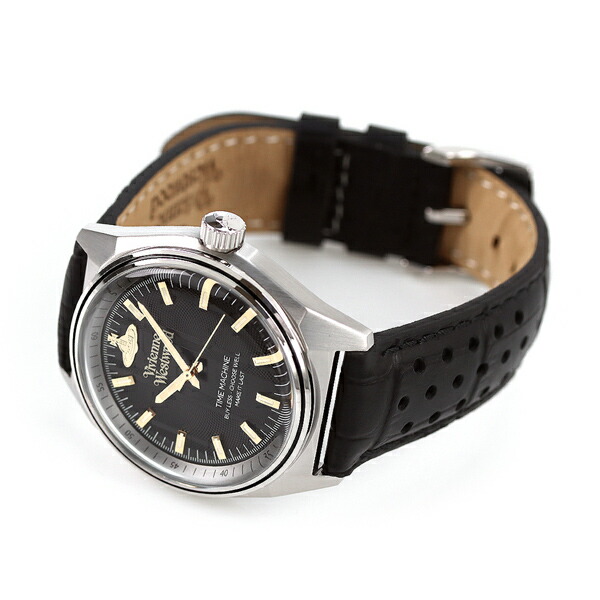 ヴィヴィアン ウエストウッド シデナム 39mm クオーツ メンズ 腕時計 VV251BKBK Vivienne Westwood ブラック ブランド おしゃれ 防水 プレゼント 男性 実用的